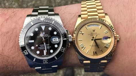 rolex submariner gold weight